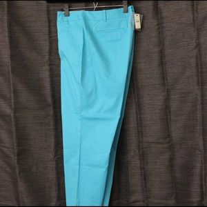 Bright Blue Talbots ankle pants